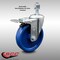 Service Caster 5 Inch SS Solid Polyurethane 12mm Threaded Stem Caster with Total Lock Brake SCC-SSTSTTL20S514-SPUS-M1215 - alternate 1